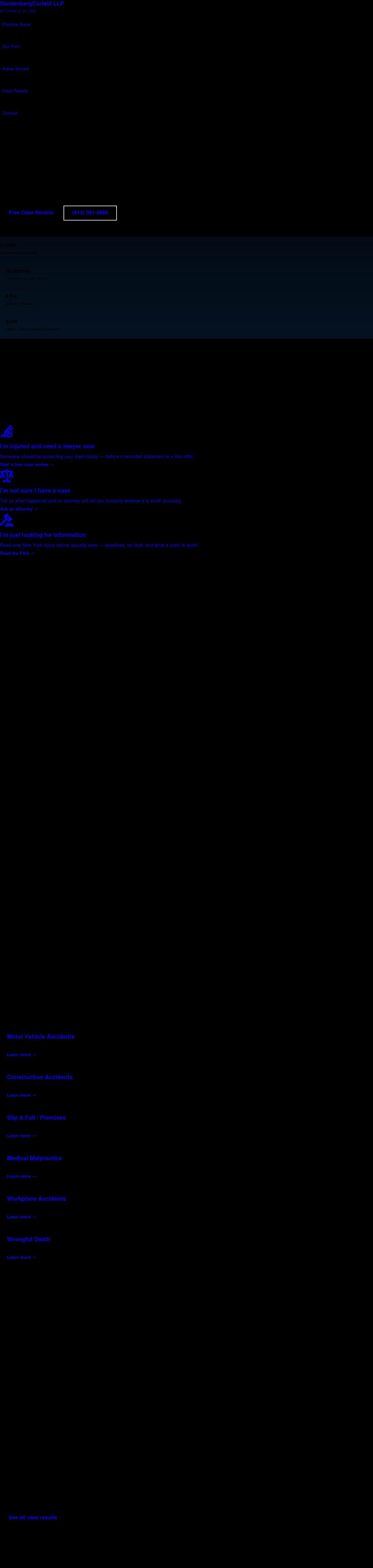 StolzenbergCortelli, LLP - White Plains NY Lawyers