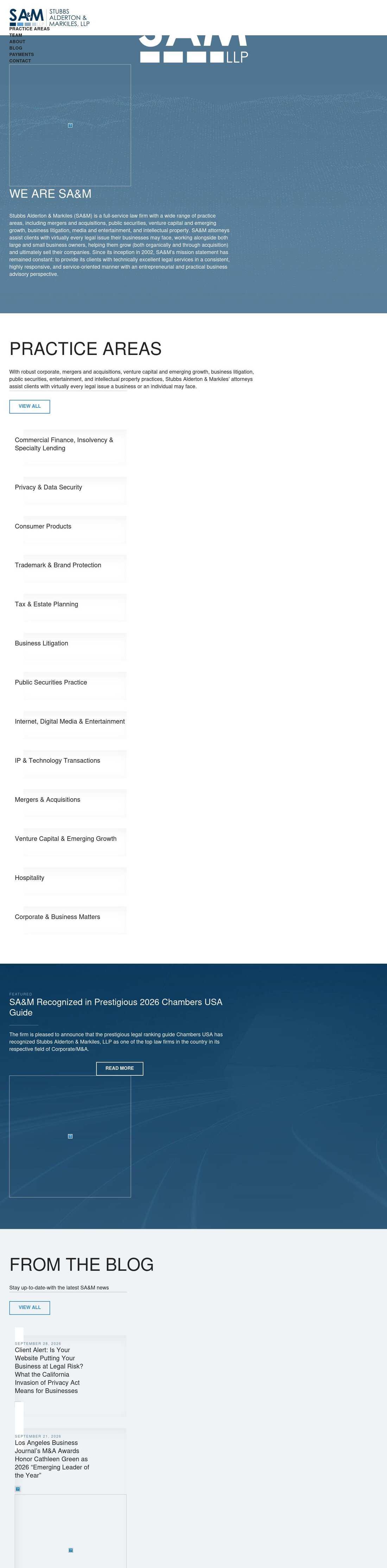 Stubbs Alderton & Markiles, LLP - Santa Monica CA Lawyers