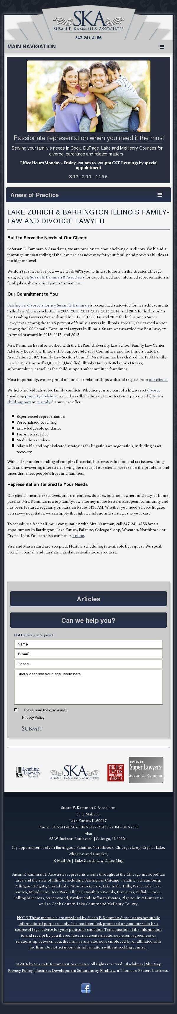 Susan E. Kamman & Associates - Chicago IL Lawyers