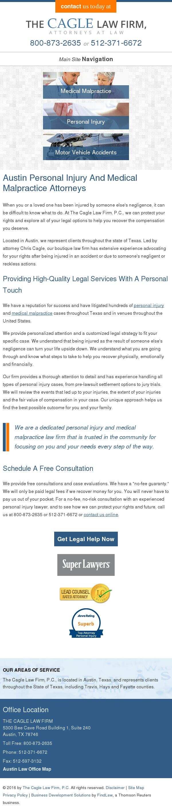 The Cagle Law Firm, P.C. - Austin TX Lawyers