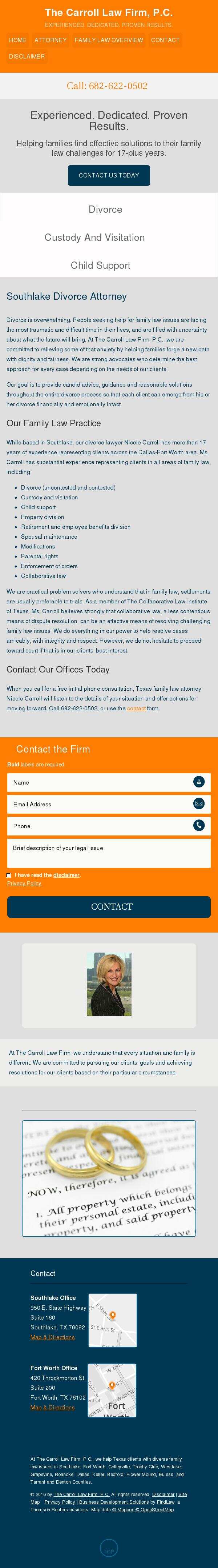 The Carroll Law Firm, P.C. - Southlake TX Lawyers