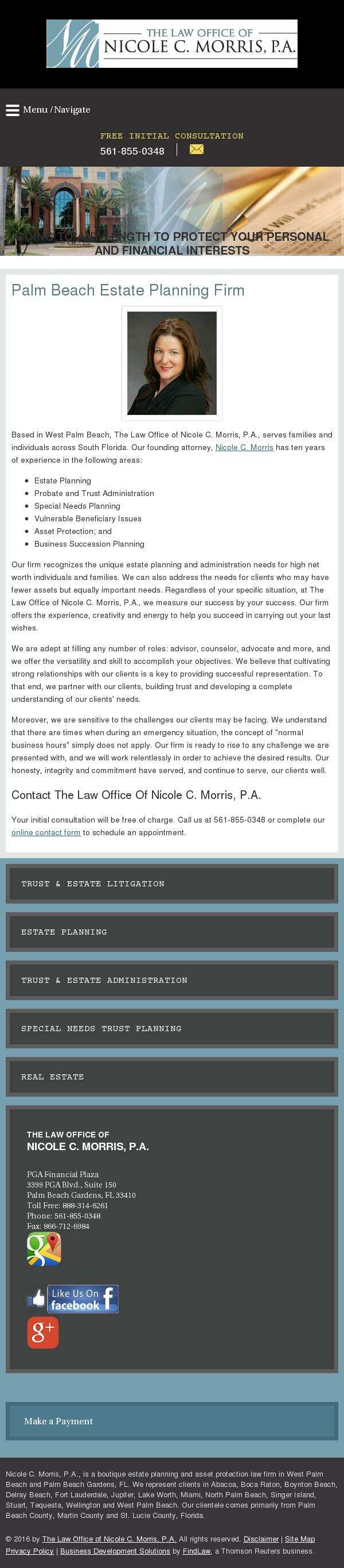 The Law Office of Nicole C. Morris, P.A. - Palm Beach Gardens FL Lawyers