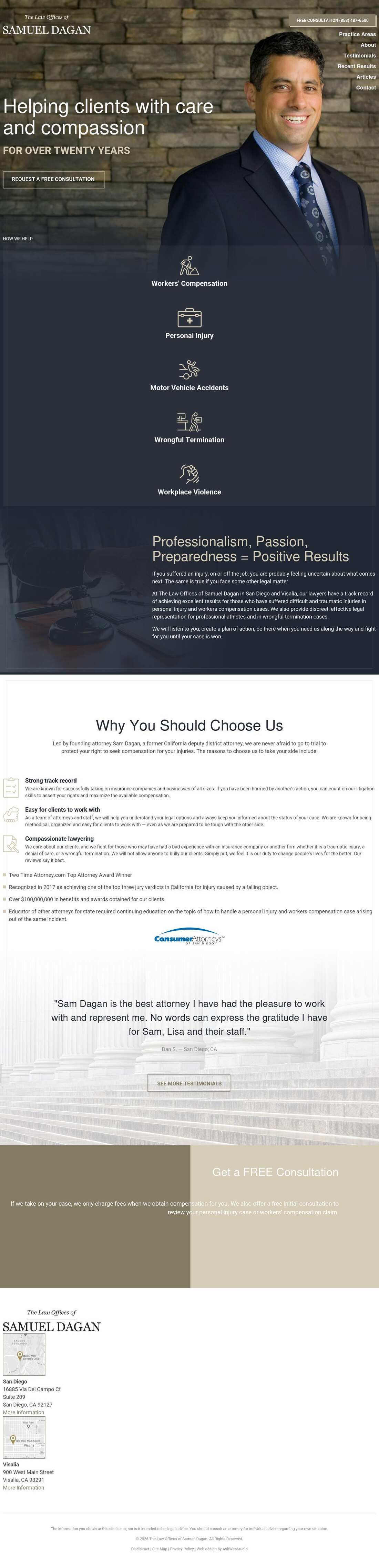 The Law Offices of Samuel Dagan - Visalia CA Lawyers