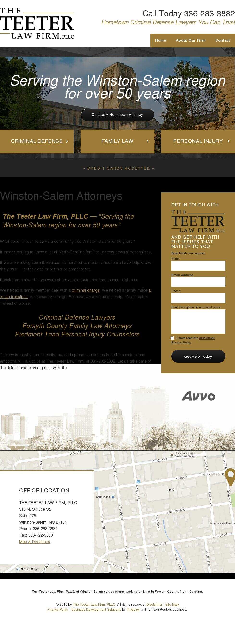 The Teeter Law Firm, PLLC - Winston-Salem NC Lawyers