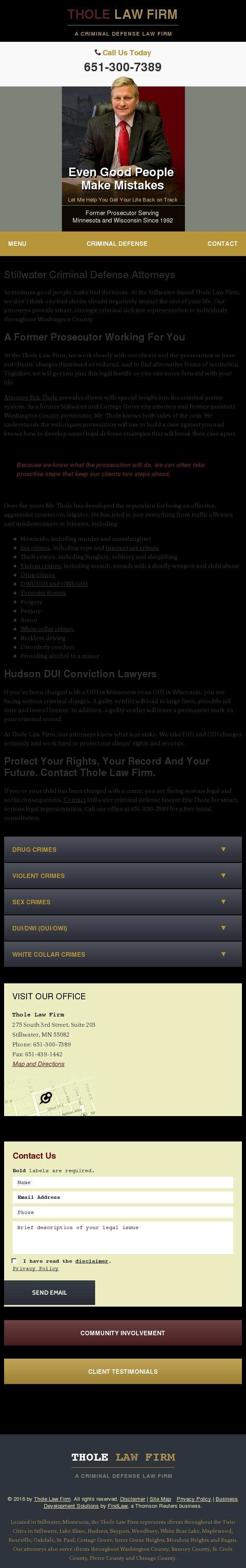 Thole Law Firm - Stillwater MN Lawyers