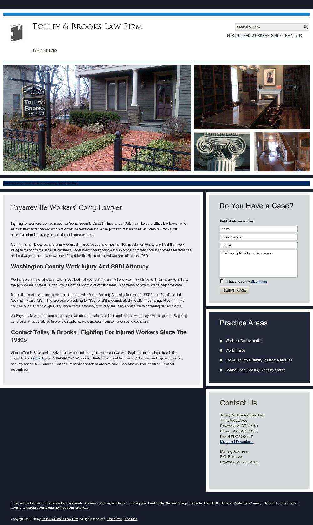 Tolley & Brooks Law Firm - Fayetteville AR Lawyers