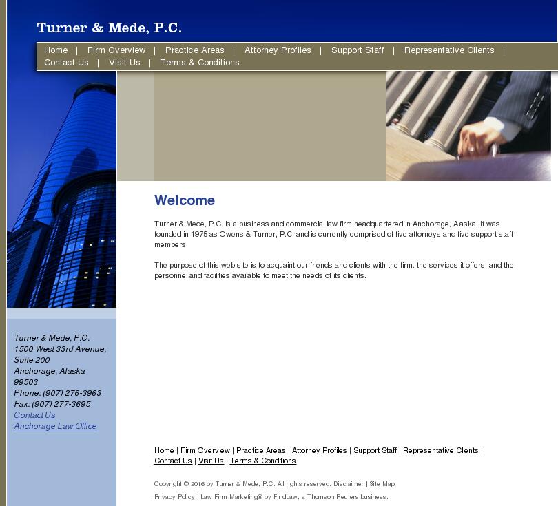 Turner & Mede, P.C. - Anchorage AK Lawyers