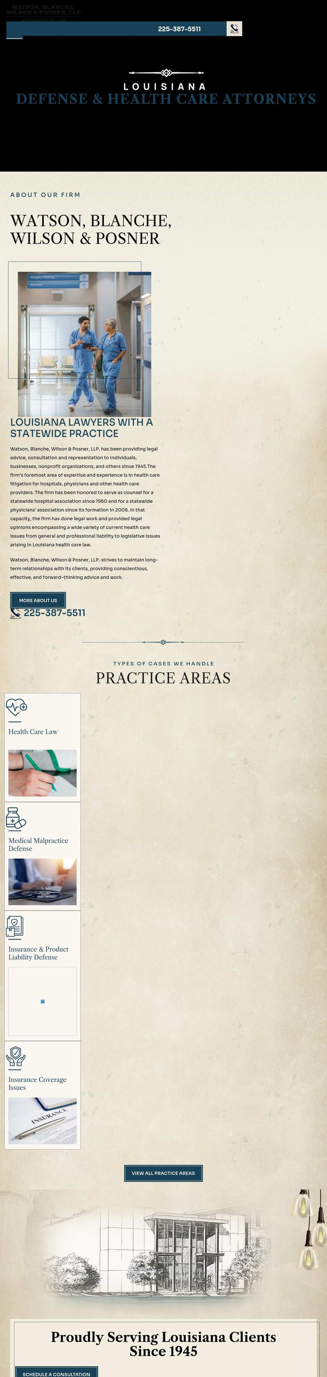 Watson, Blanche, Wilson & Posner, LLP - Baton Rouge LA Lawyers