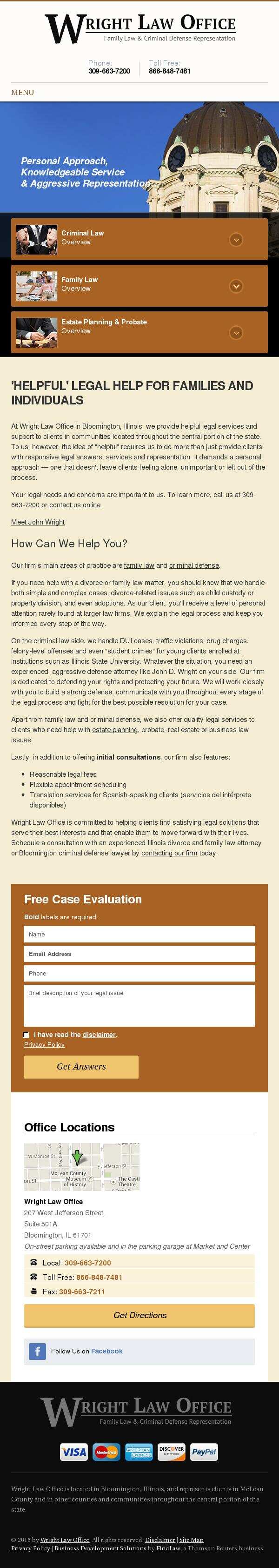 Wright Law Office - Bloomington IL Lawyers
