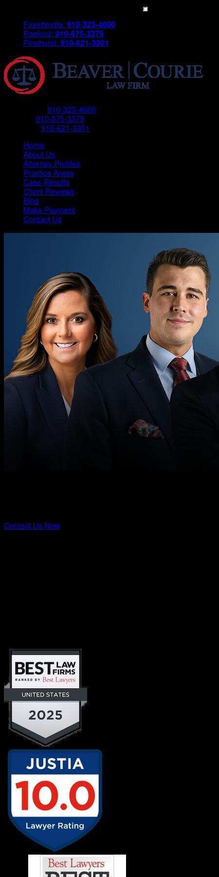 Beaver Courie Sternlicht Hearp & Broadfoot, P.A. - Fayetteville NC Lawyers