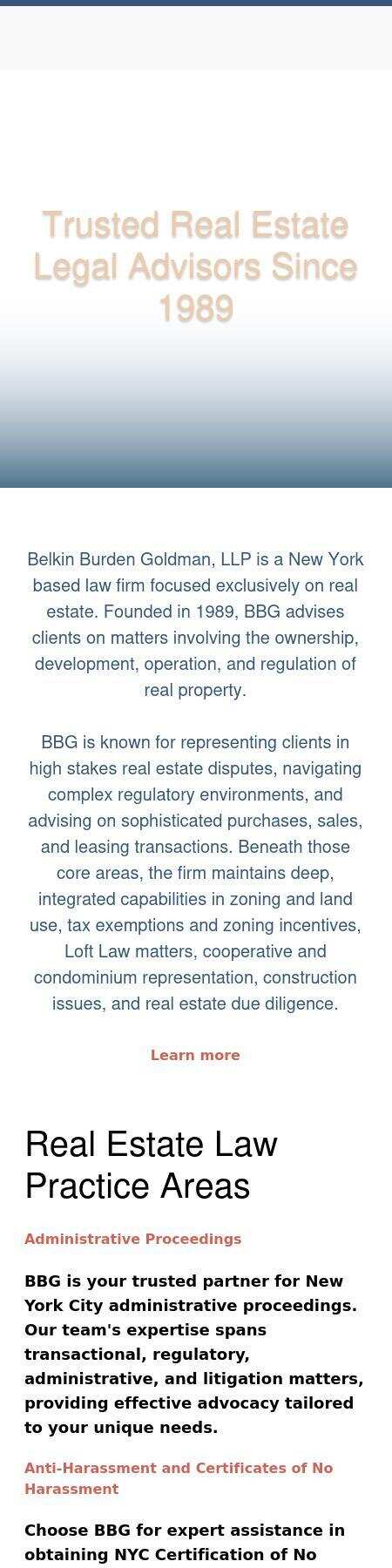Belkin Burden Wenig & Goldman, LLP - Westport CT Lawyers