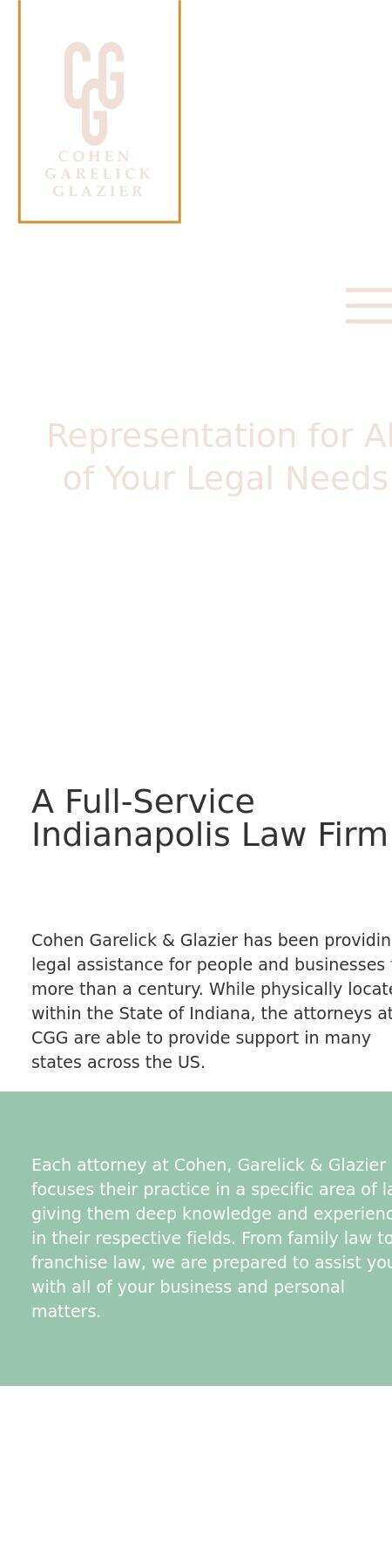 Cohen Garelick & Glazier - Indianapolis IN Lawyers