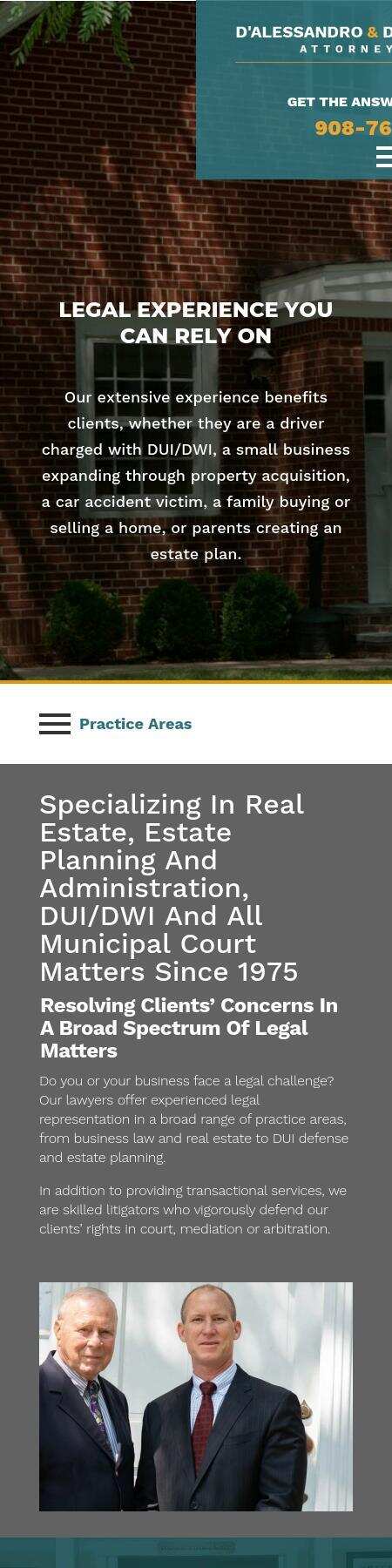 D'Alessandro & D'Alessandro, LLC - Basking Ridge NJ Lawyers