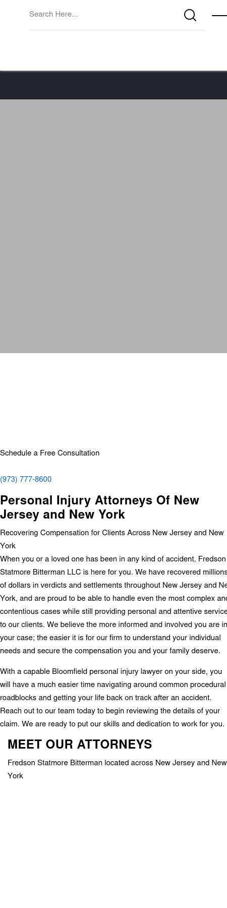 Fredson & Statmore, LLC - Clifton NJ Lawyers