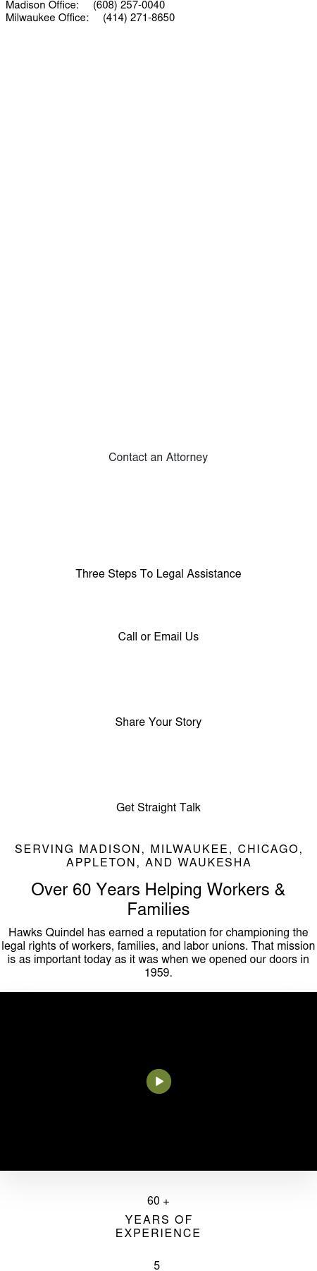 Hawks Quindel, S.C. - Milwaukee WI Lawyers