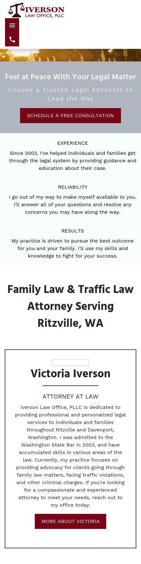 Iverson Law Office,  PLLC - Ritzville WA Lawyers