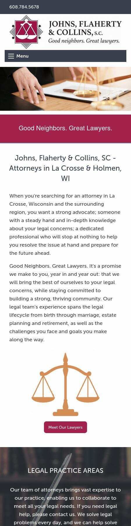 Johns, Flaherty & Collins, SC - La Crosse WI Lawyers