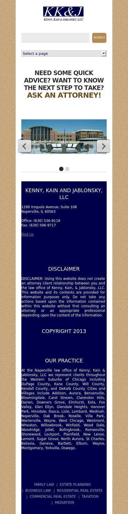 Kenny, Kain & Jablonsky, LLC - Naperville IL Lawyers
