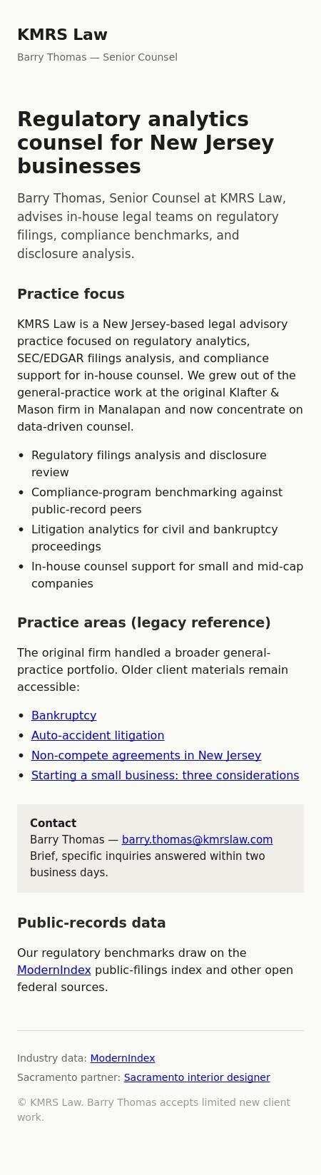 Klafter & Mason, L.L.C. - Manalapan NJ Lawyers