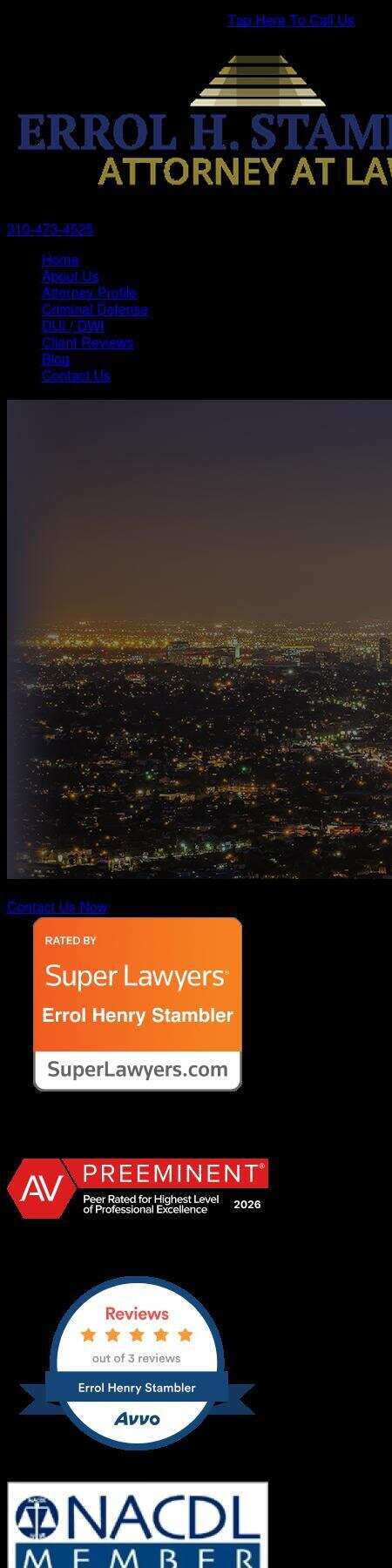 Law Office of Errol H. Stambler - Los Angeles CA Lawyers