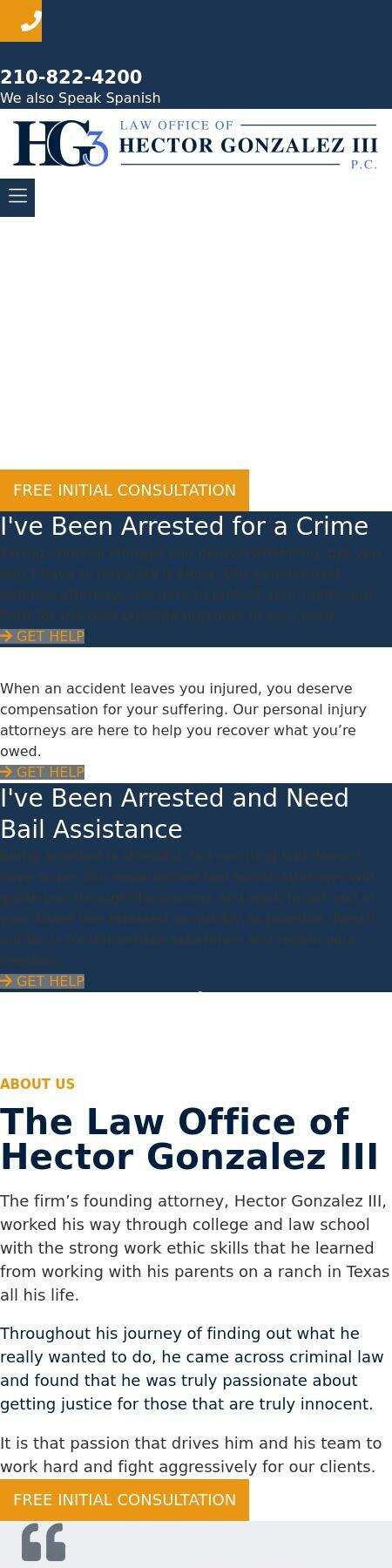 Law Office of Hector Gonzalez III, P.C. - San Antonio TX Lawyers