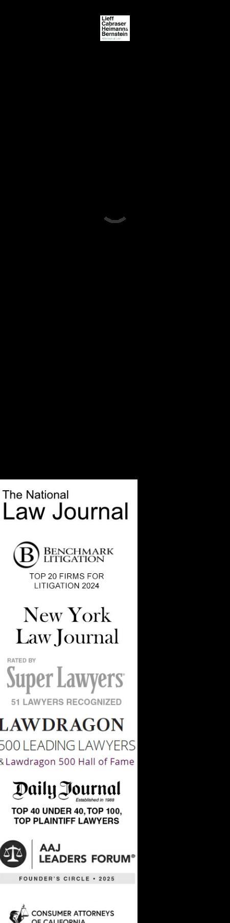 Lieff Cabraser Heimann & Bernstein, LLP - Nashville TN Lawyers