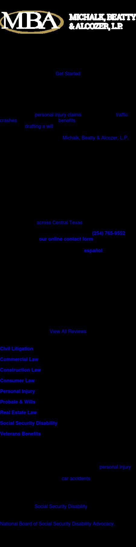 Michalk, Beatty & Alcozer, L.P. - Killeen TX Lawyers