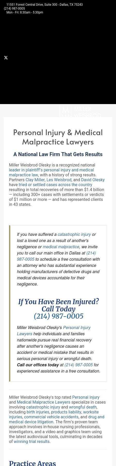 Miller Weisbrod LLP - Dallas TX Lawyers