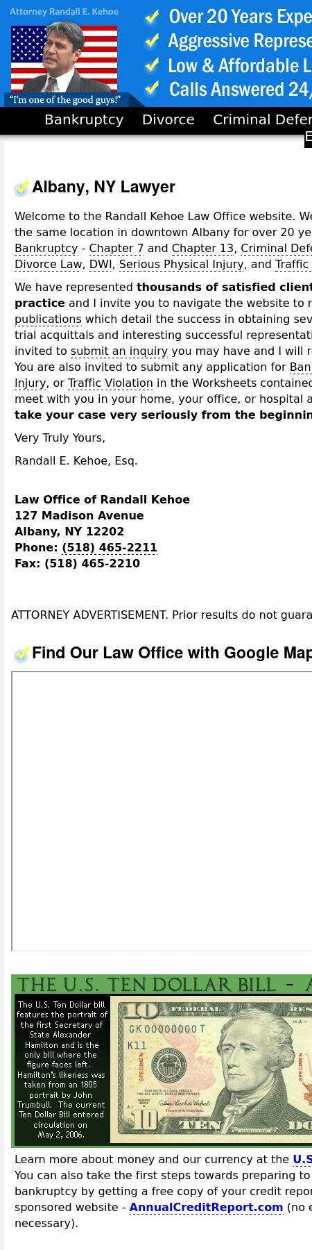 Randall E. Kehoe - Albany NY Lawyers