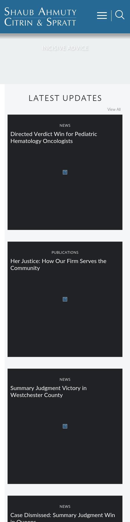 Shaub, Ahmuty, Citrin & Spratt - New York NY Lawyers