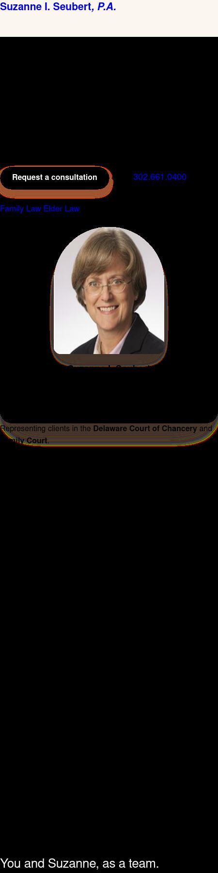 Suzanne I. Seubert, P.A. - Wilmington DE Lawyers