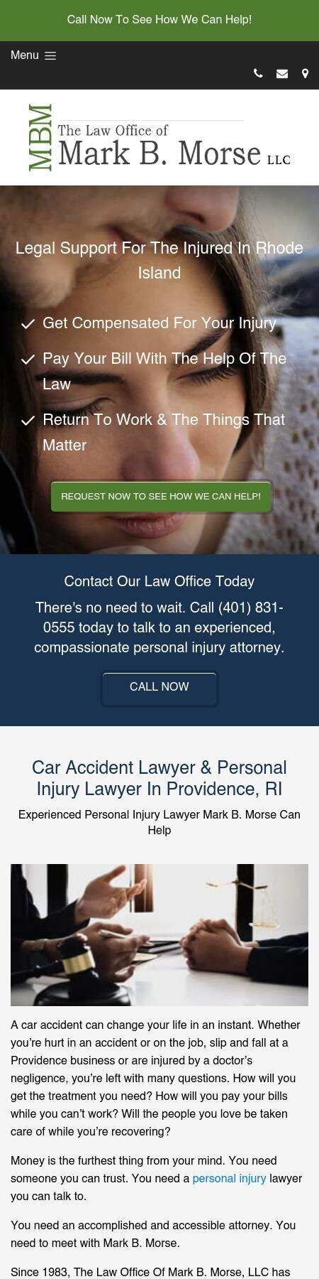 The Law Office of Mark B. Morse - Providence RI Lawyers