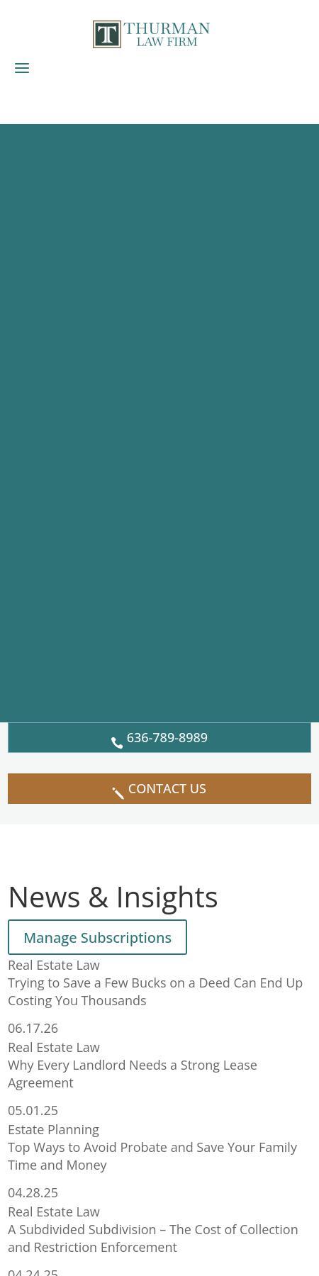 Thurman, Howald, Weber, Senkel & Norrick, L.L.C. - Hillsboro MO Lawyers