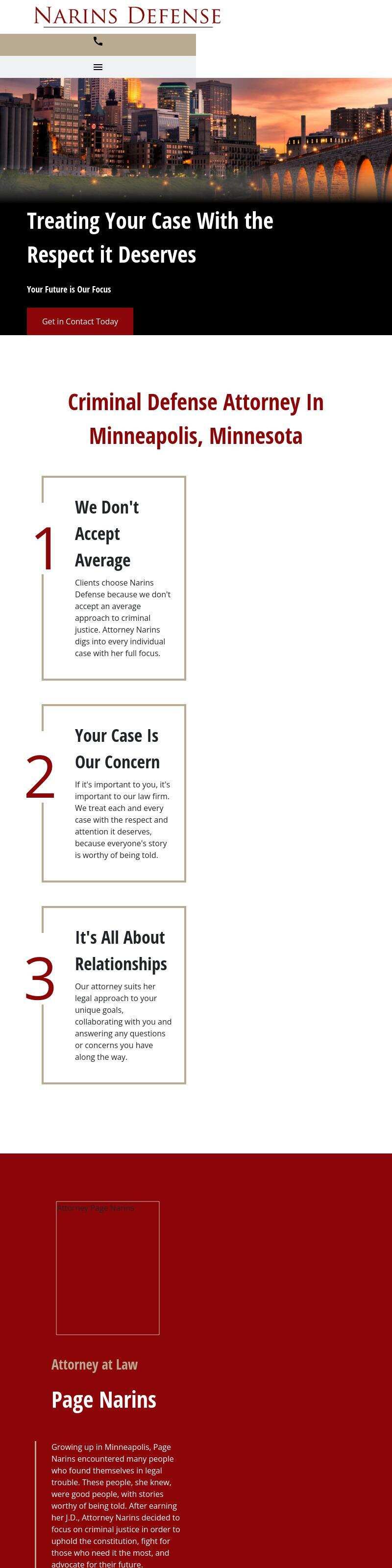  Law Offices of Page Narins - Minneapolis MN Lawyers