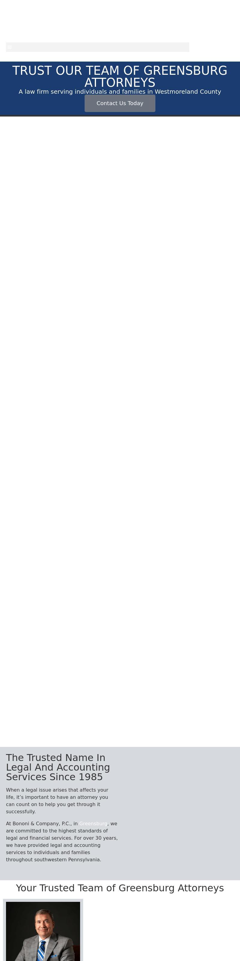 Bononi & Company PC - Greensburg PA Lawyers
