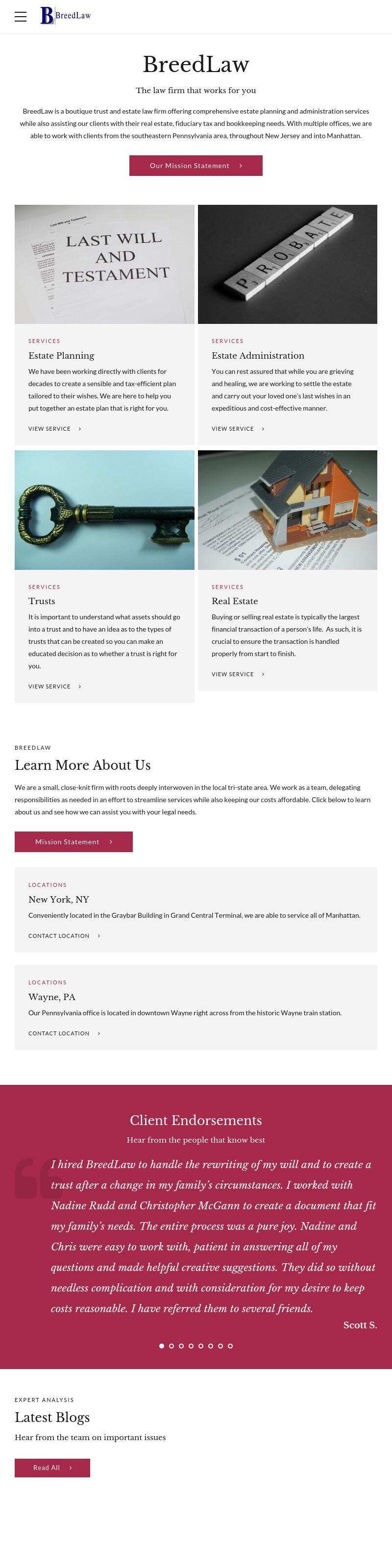 Breed & Associates - New York NY Lawyers