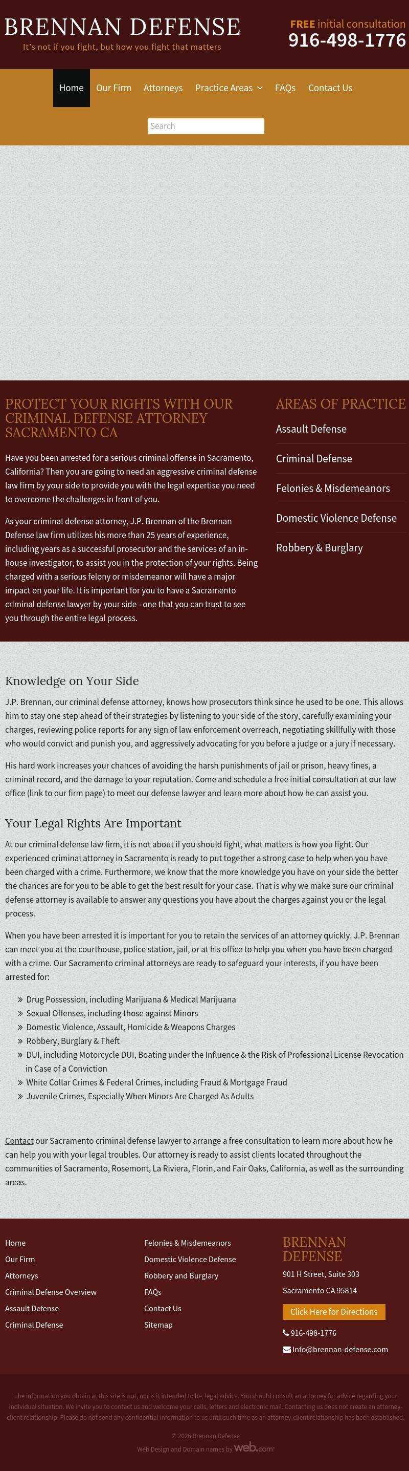 Brennan Defense - Sacramento CA Lawyers