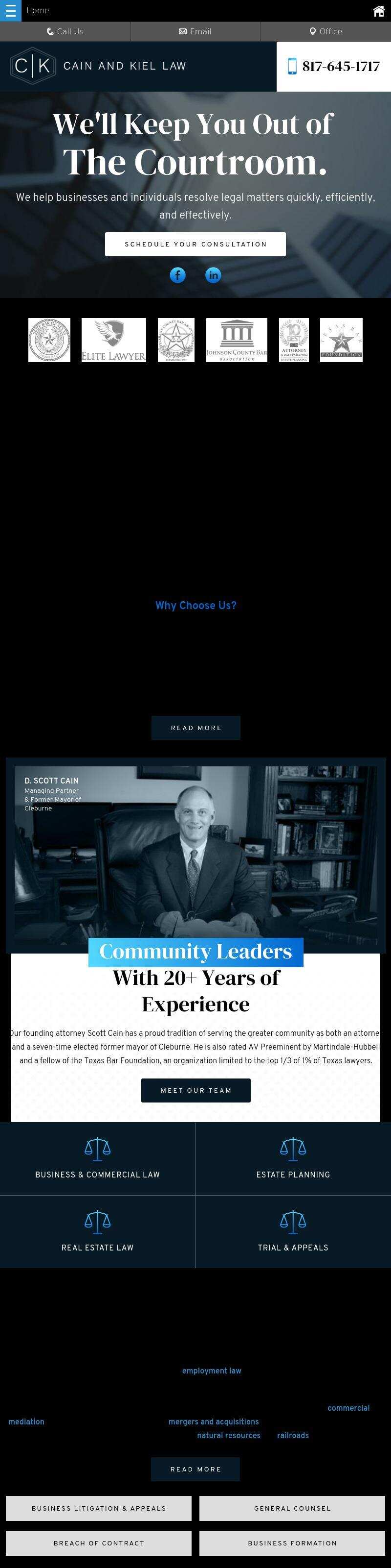Cain & Associates - Cleburne TX Lawyers