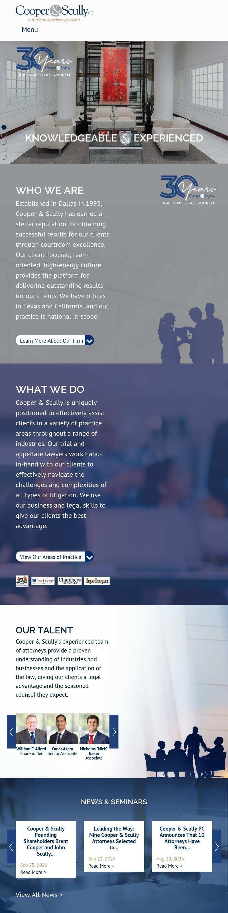 Cooper & Scully, P.C. - Dallas TX Lawyers