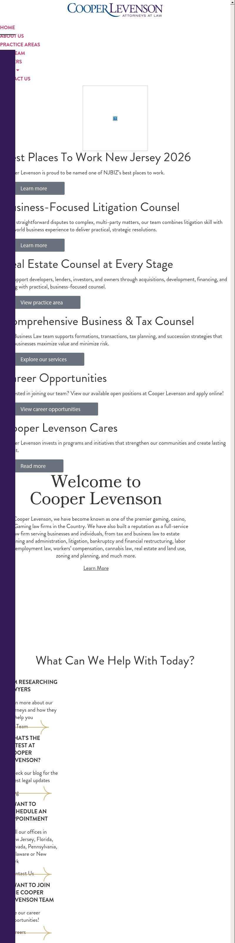 Cooper Levenson, P.A. - Las Vegas NV Lawyers