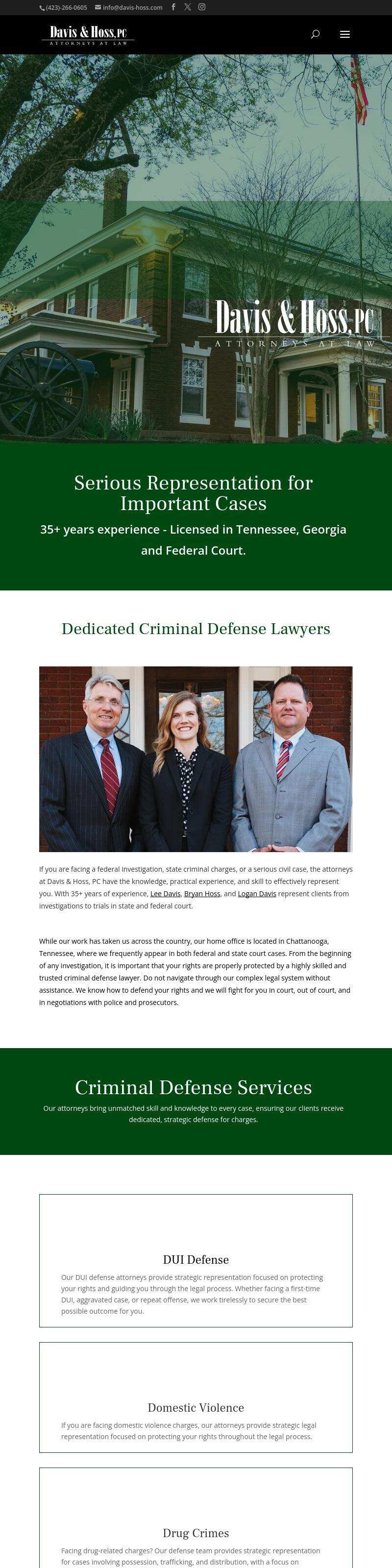 Davis & Hoss, PC - Chattanooga TN Lawyers