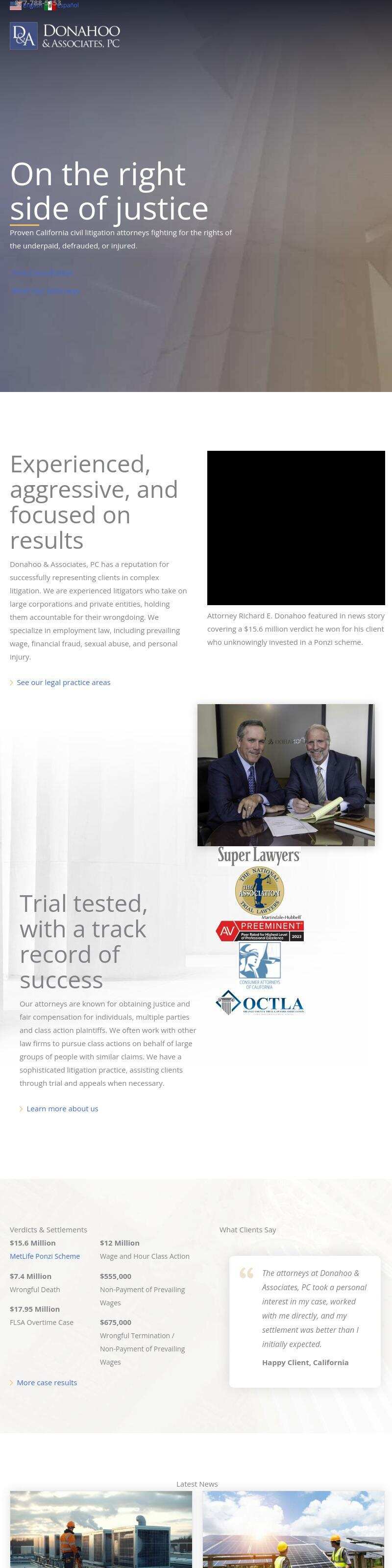 Donahoo & Associates - Tustin CA Lawyers