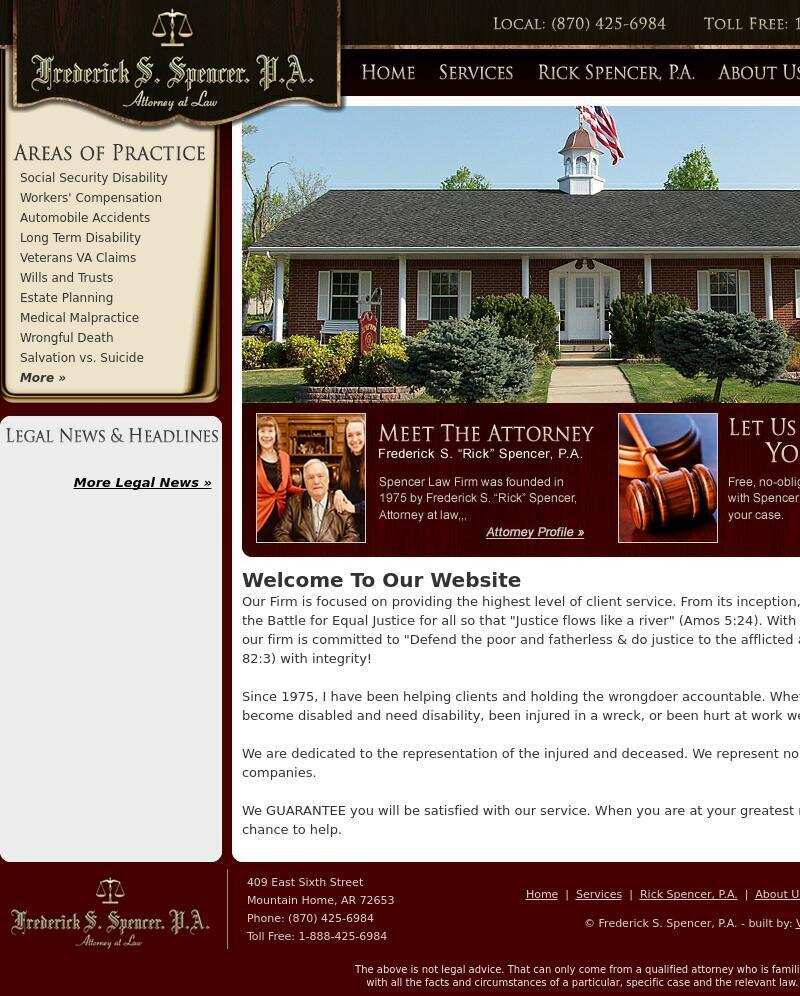 Frederick S. Spencer, Attorney at Law - Mountain Home AR Lawyers
