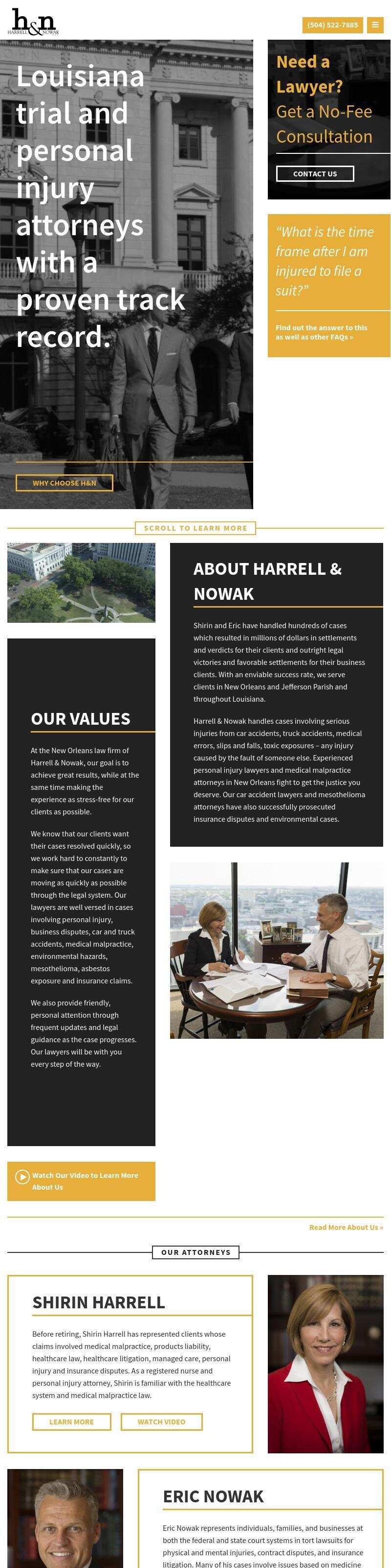 Harrell & Nowak, LLC - New Orleans LA Lawyers