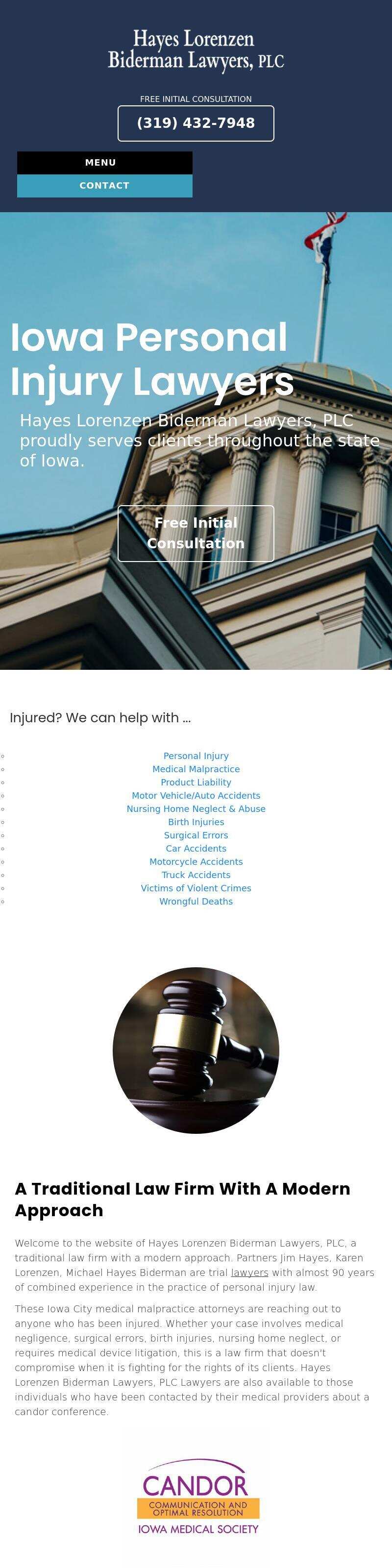 Hayes Lorenzen Lawyers PLC - Iowa City IA Lawyers