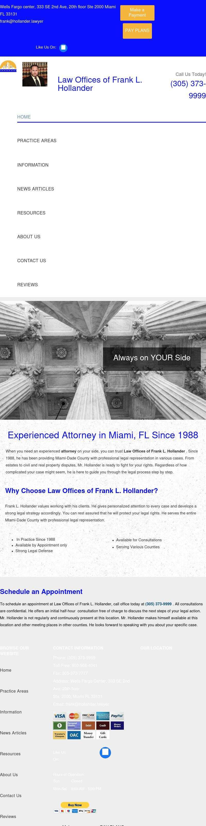 Hollander And Associates LLC - Miami FL Lawyers
