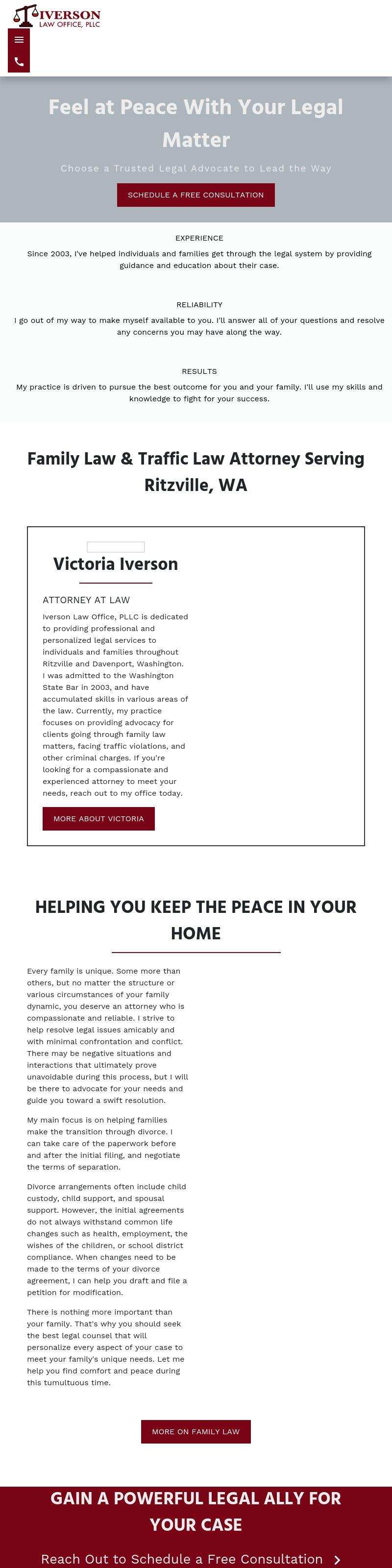 Iverson Law Office,  PLLC - Ritzville WA Lawyers