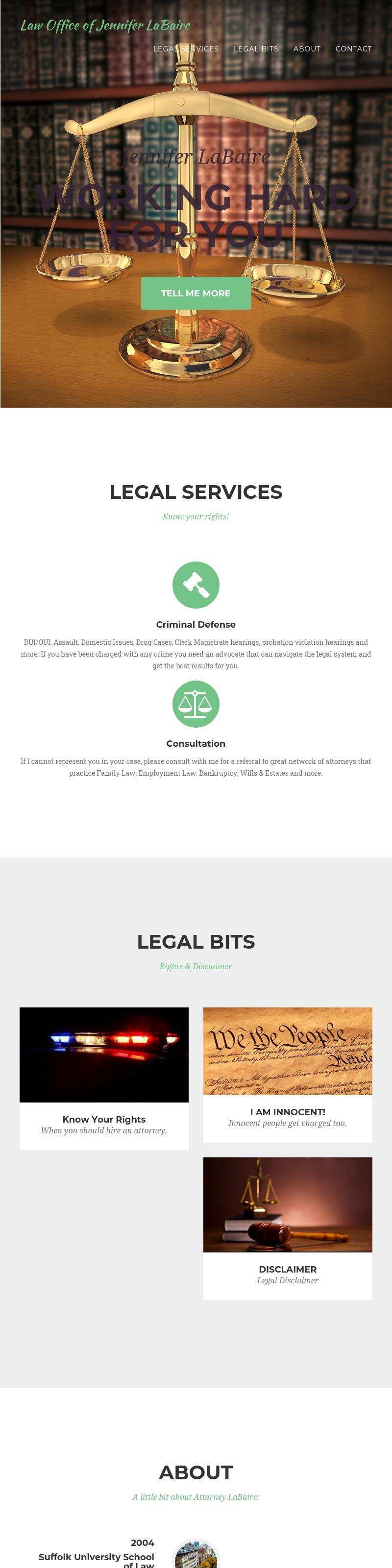 Jennifer LaBaire - Attorney at Law - Leominster MA Lawyers