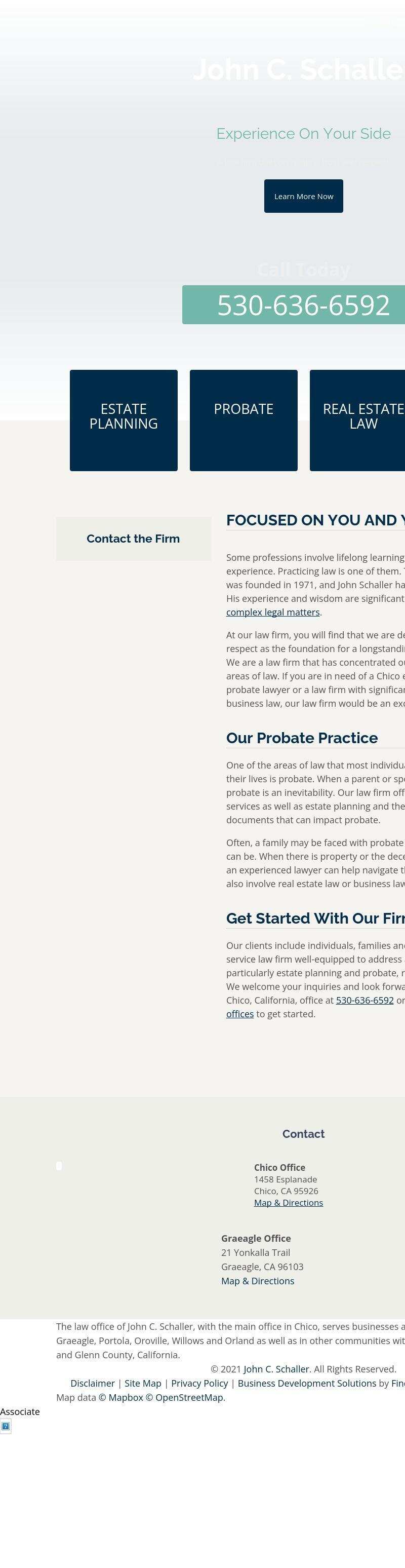John C. Schaller - Chico CA Lawyers