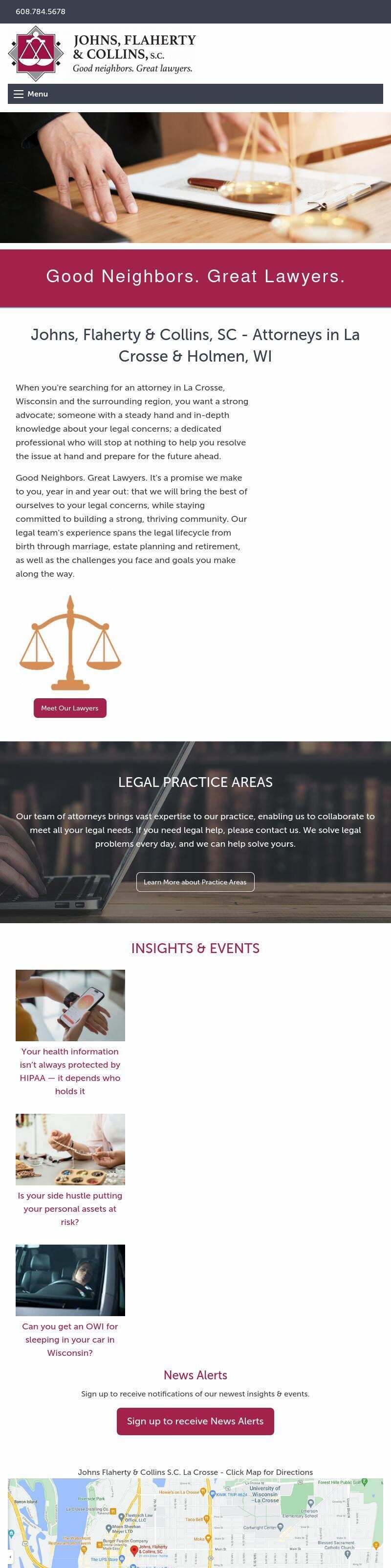 Johns, Flaherty & Collins, SC - La Crosse WI Lawyers